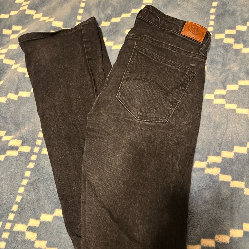 Dickies black bootcut jeans size 0R